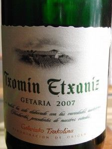 Txomin Etxaniz Txakoli