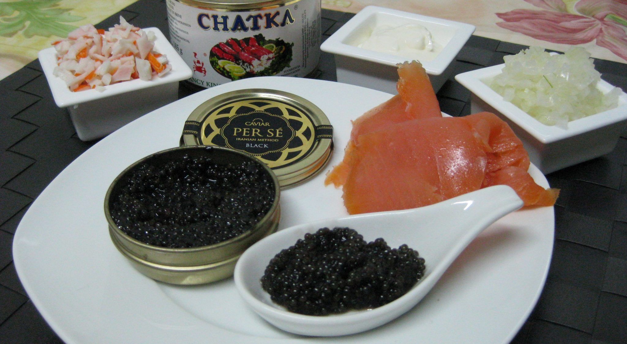 El caviar, el salmón o el chatka