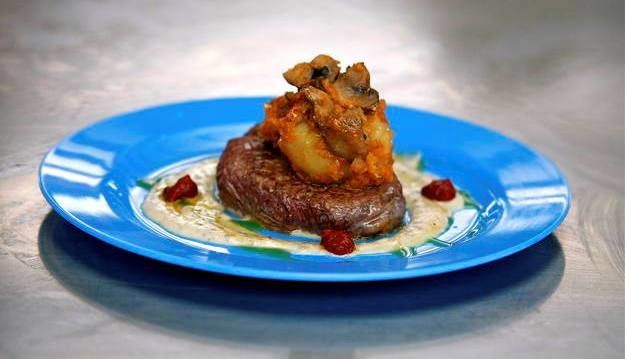 Solomillo en Salsa de Mostaza y Miel