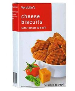 Galletas saladas de Queso, tomate y albahaca Galletas saladas de Queso, tomate y albahaca
