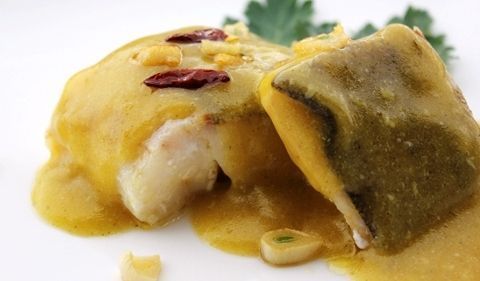 Txakoli y bacalao