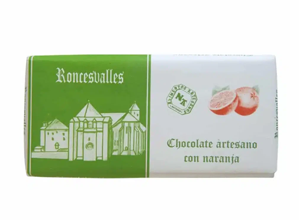 Chocolate Subiza artesano puro a la naranja Chocolate Subiza artesano puro a la naranja