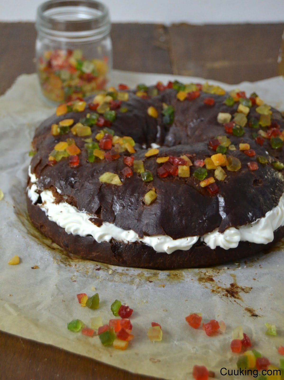 Roscón de Reyes de chocolate gourmet