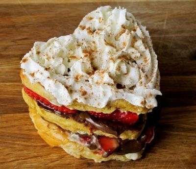 Desayuno de San Valentín: tostadas francesas