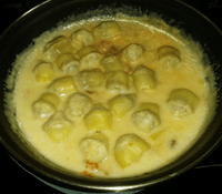 Alcachofas con bechamel