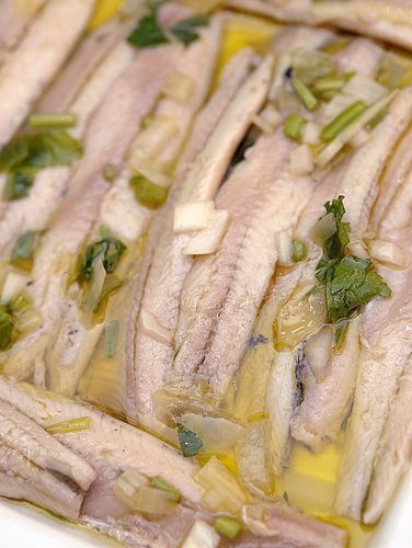 Cómo hacer boquerones en vinagre