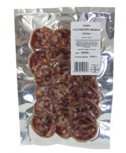Salchichón ibérico extra 100 gr Salchichón ibérico loncheado Martín Sánchez