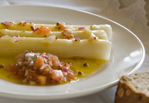 Puerros a la vinagreta