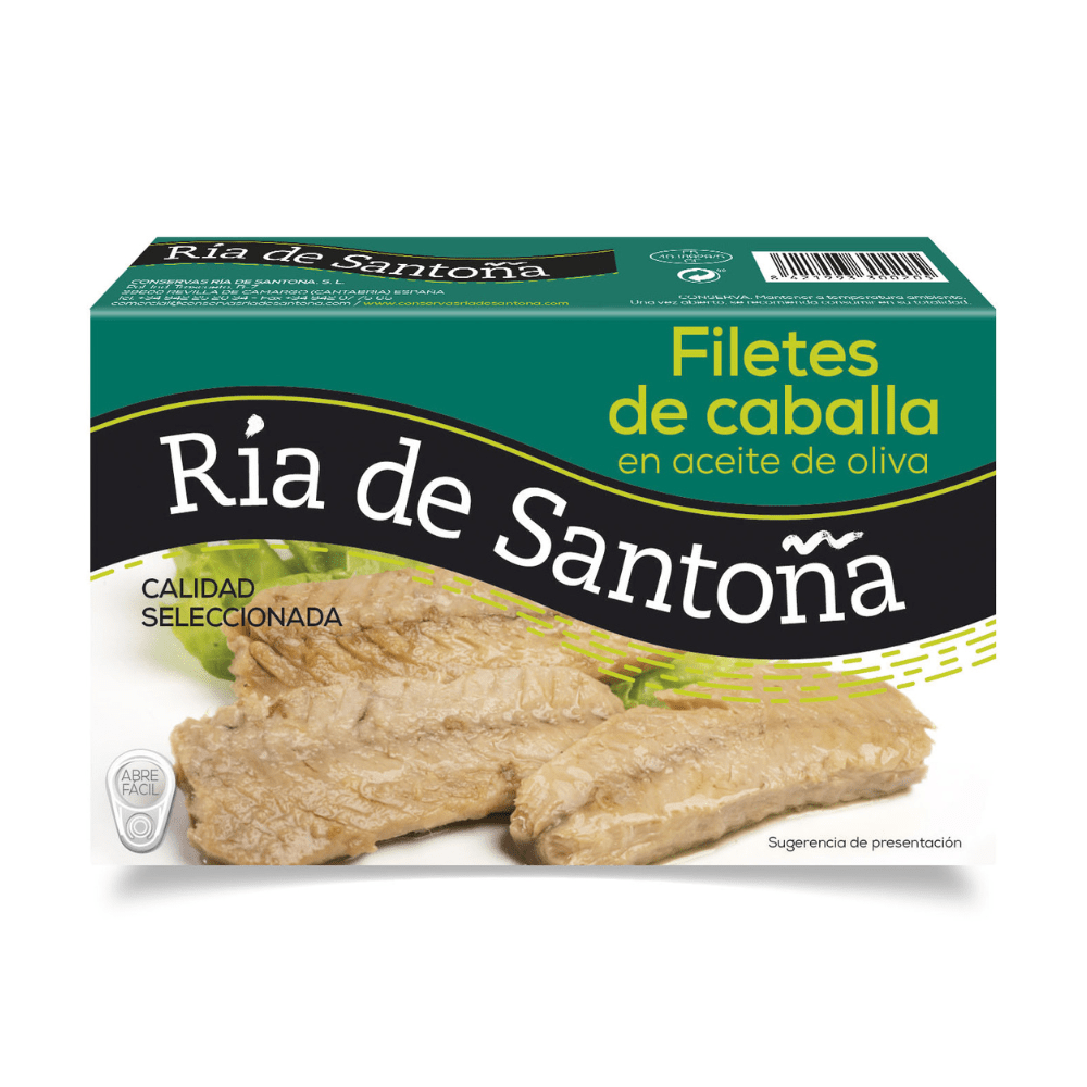 Filetes de caballa en aceite de oliva Ría de Santoña