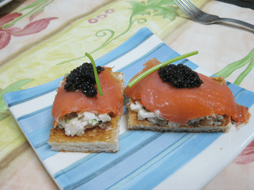 los mejores canapes de chatka