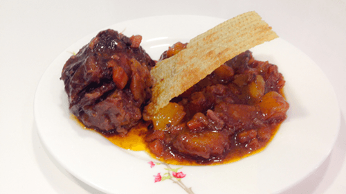 Rabo de ternera al txakoli