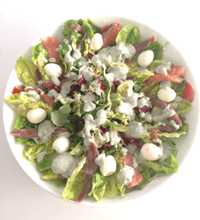 Ensalada de anchoas y salmón