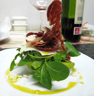 Receta crujiente de jamón