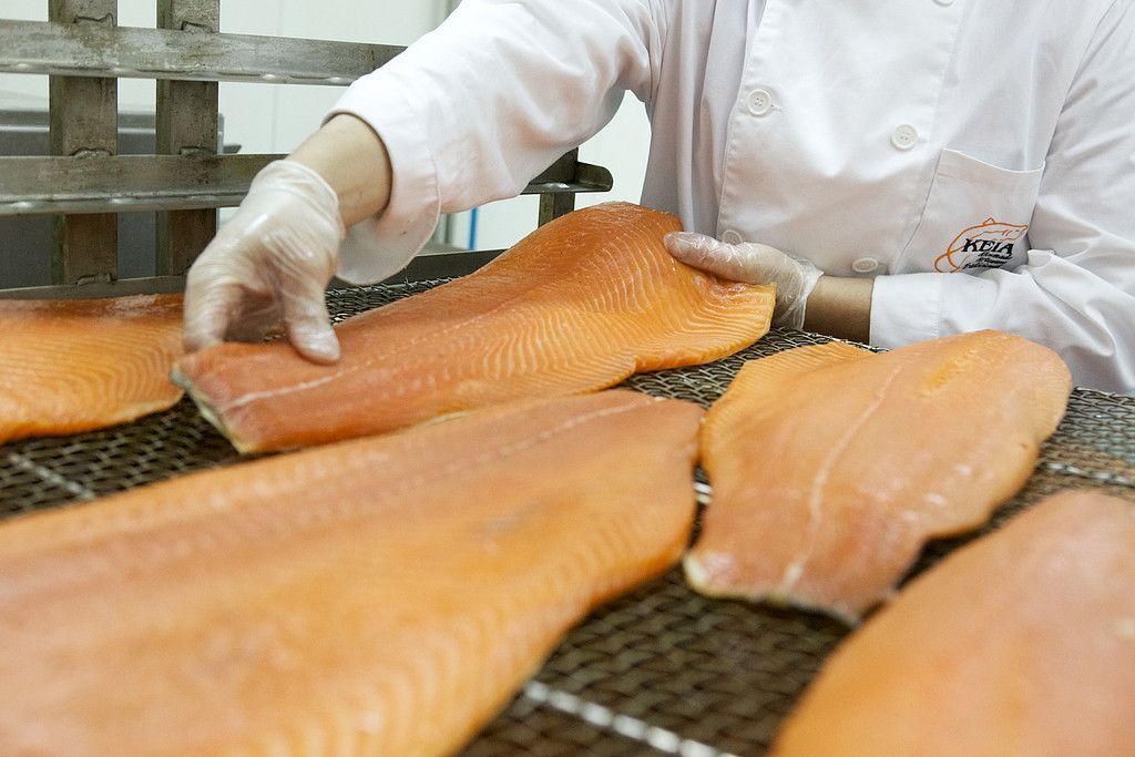 Salmón ahumado plancha grande