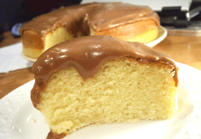 Crema de chocolate negro y banana