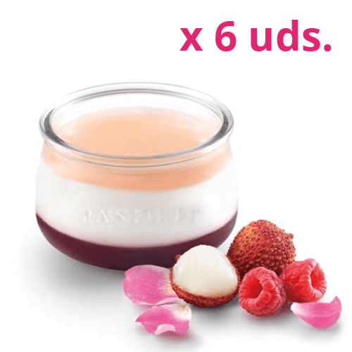 Caprices de yogourt aux framboise et litchi Pastoret 6 unités