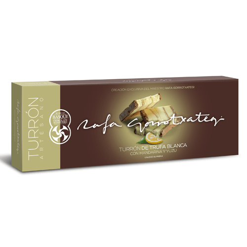 Comprar Turrón de Trufa blanca con mandarina y yuzu