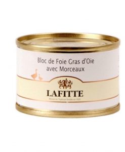 Bloc de foie gras d'oie avec morceaux