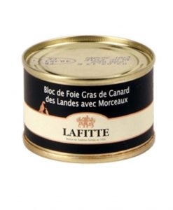 Bloc de foie gras de pato con trozos Lafitte 65 grs
