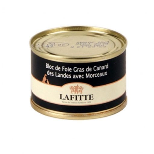 Bloc de foie gras de pato con trozos Lafitte 65 grs
