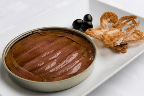 Pandereta anchoas Santoña