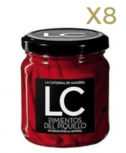 Pack 8 UDS Pimientos del piquillo La Catedral de Navarra 290 gr
