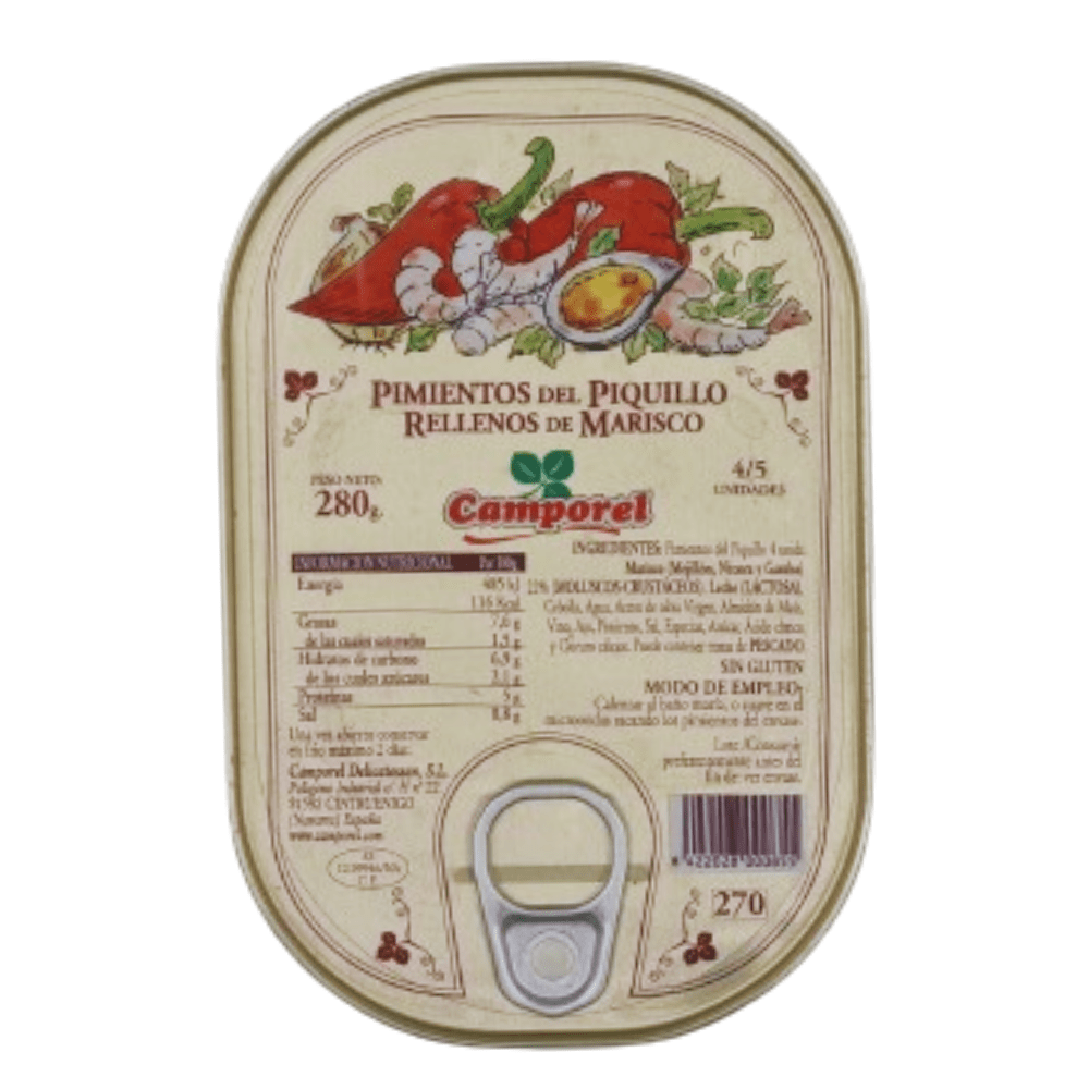 Poivrons piquillos farcis aux crustacés Camporel