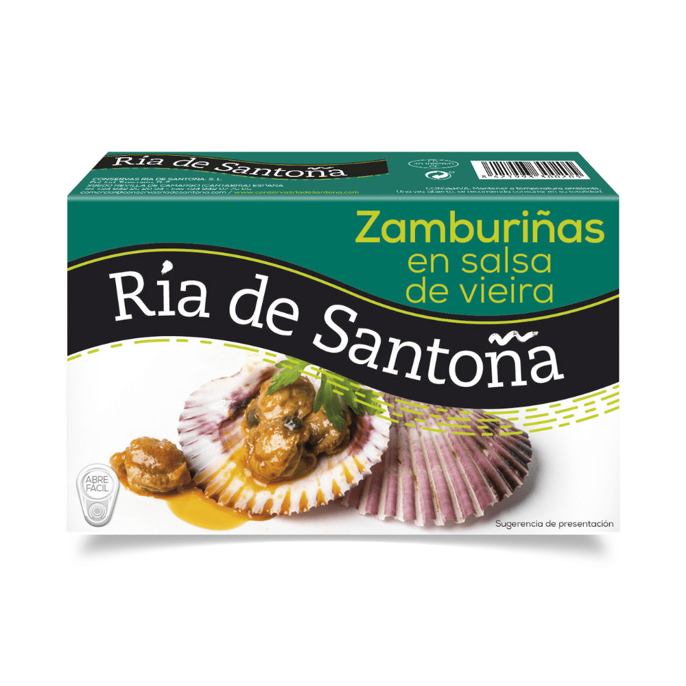 Pétoncles en sauce de coquille de Saint Jacques Ría de Santoña