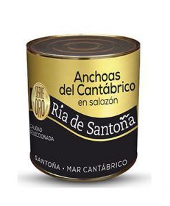 Anchoas en salazón de retorno Ria de Santoña