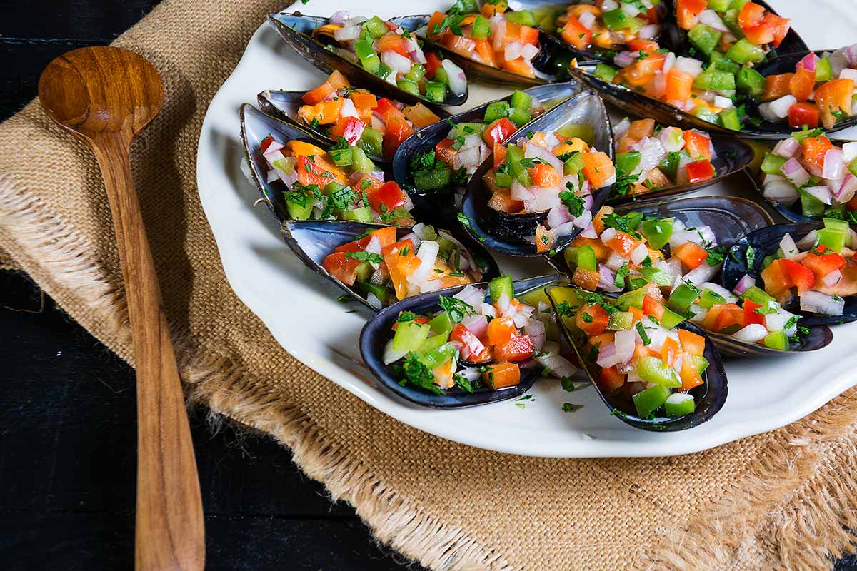 Mejillones en escabeche a la vinagreta