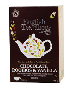Rooibos chocolate vainilla Ecológico English Tea Shop Te rooibos chocolate vainilla Bio