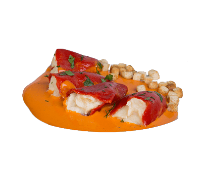 Stuffed peppers with cod Zen