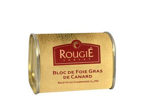 Acheter bloc de foie gras de canard avec champagne