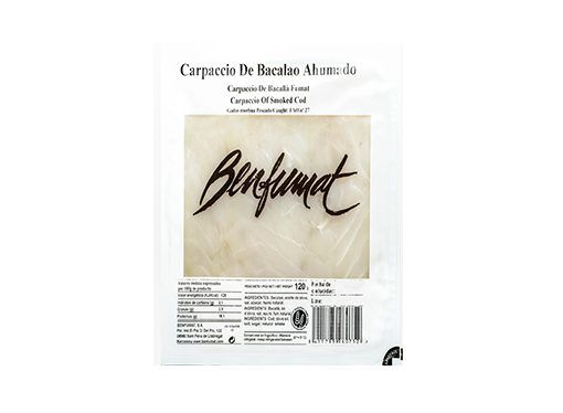 Buy carpaccio of smoked cod Benfumat