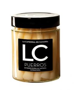 Puerros enteros La Catedral de Navarra extrafinos Comprar puerros La Catedral de Navarra