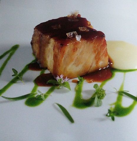 Panceta ibérica confitada a baja temperatura