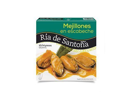 Comprar Mejillones en escabeche 10-14 piezas Ría de Santoña