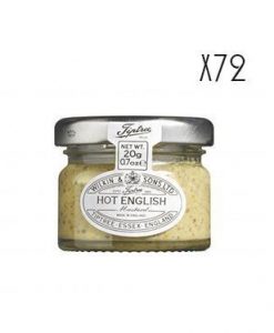 English wholegrain mustard Tiptree 72 jars of 20 g.