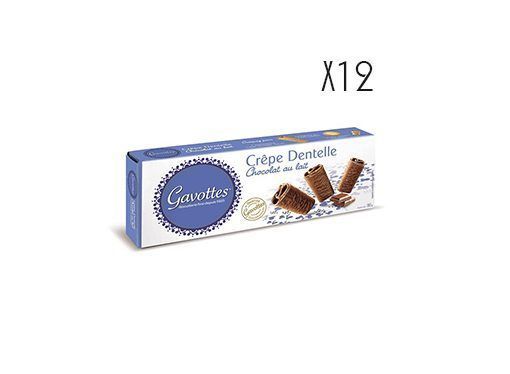 Crêpes Dentelles chocolate con leche Gavottes