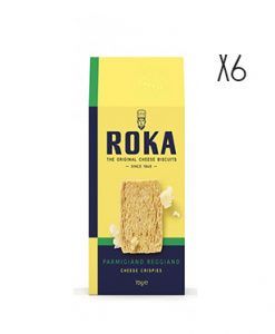 Galletas crujientes de queso Parmesano reggiano Roka Galletas crujientes de queso Parmesano reggiano Roka