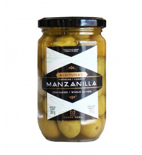 Aceituna Manzanilla con hueso Torre Real