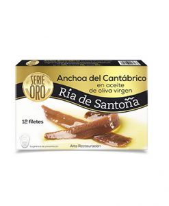 Cantabrian anchovies in virgin olive oil 12 fillets