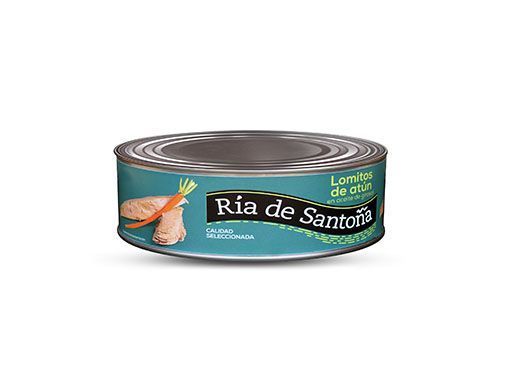 Longue de thon yellowfin à l&rsquo;huile de tournesol 900 g. Ria de Santoña