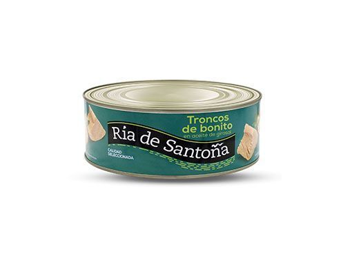 Tronc de thon blanc à l&rsquo;huile de tournesol 900 g. Ría de Santoña