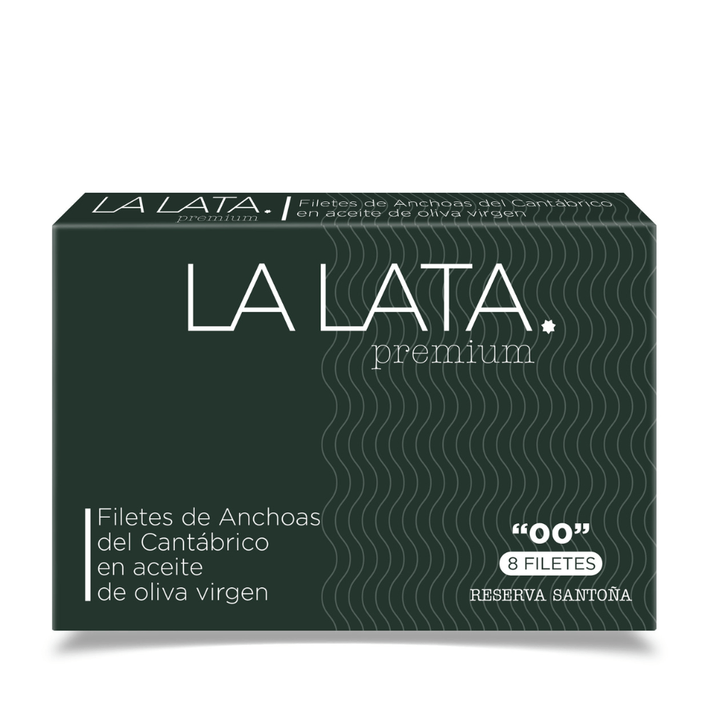 Anchoa del Cantábrico “00” en aceite de oliva 8 filetes La Lata Premium