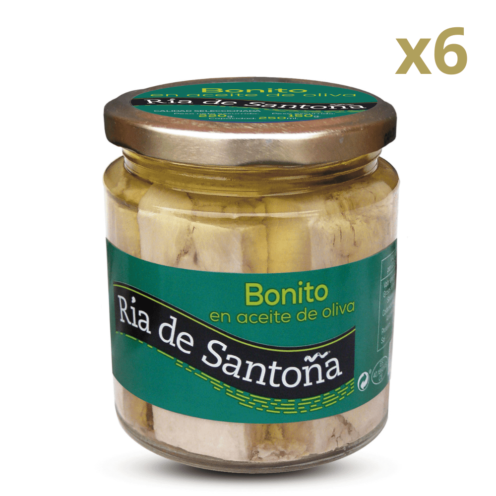 White tuna in olive oil Ría de Santoña 220 gr.  6 units