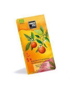 Chocolate con leche, naranja y cardamomo ecológico Organiko Chocolate con leche, naranja y cardamomo ecológico Organiko