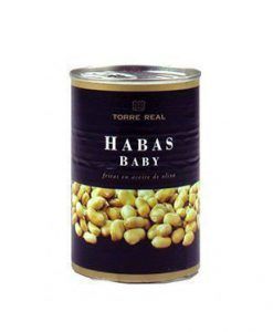 Habas Baby fritas en aceite oliva Torre Real Habas Baby fritas en aceite oliva Torre Real