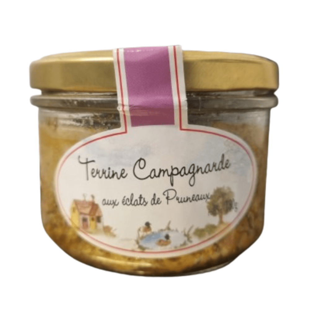 Terrina de campaña con ciruela Le Canard en Boîte