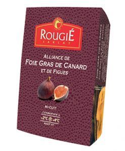 Micuit Foie gras de pato entier con higos Rougié Foie gras de pato entier con higos mi-cuit Rougié